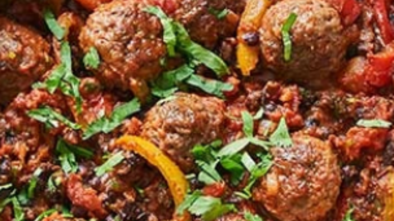 Meatball Black Bean Chilli Recipe